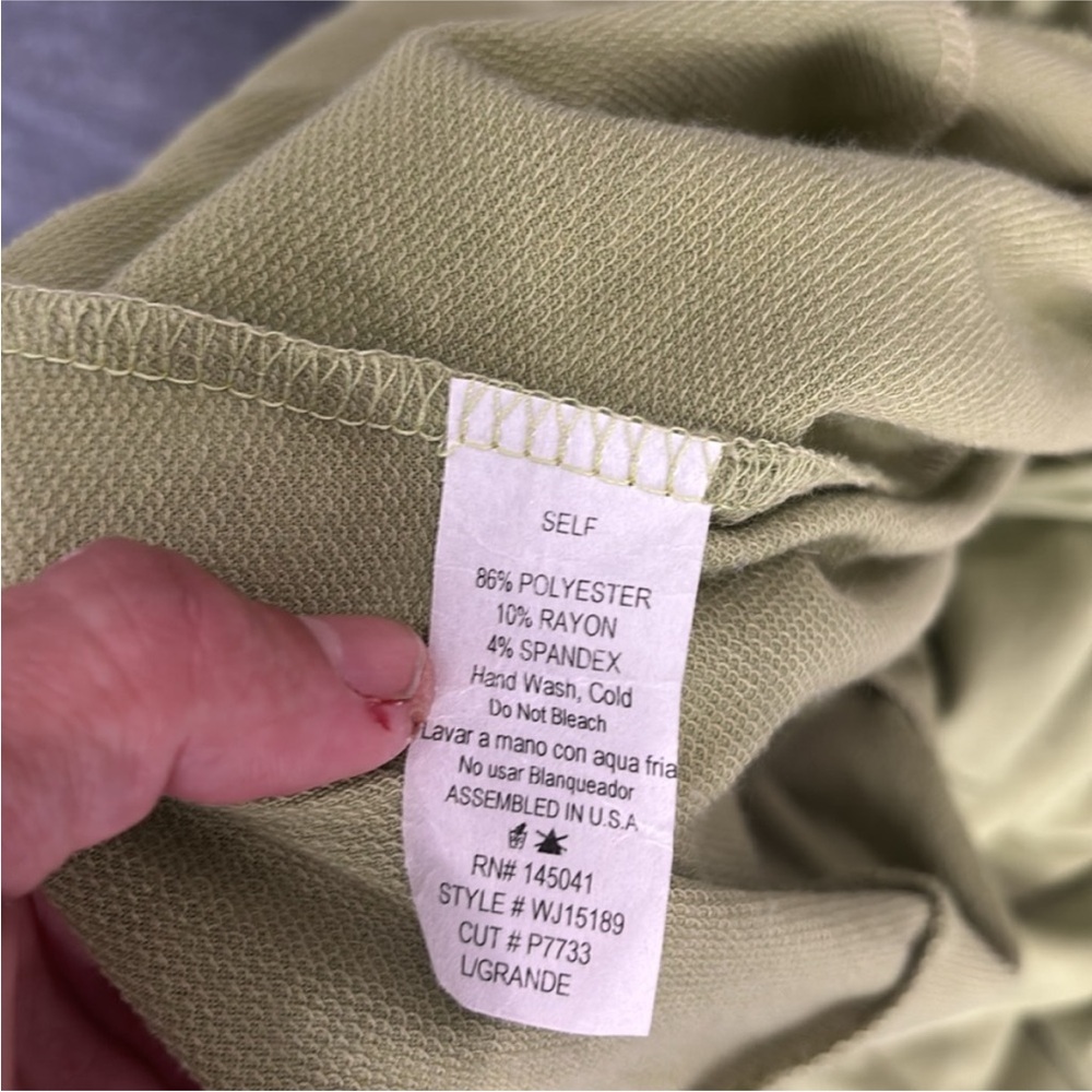 Green tie strap jumpsuit/overalls - Picture 5 of 9